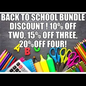 Back to School Sale